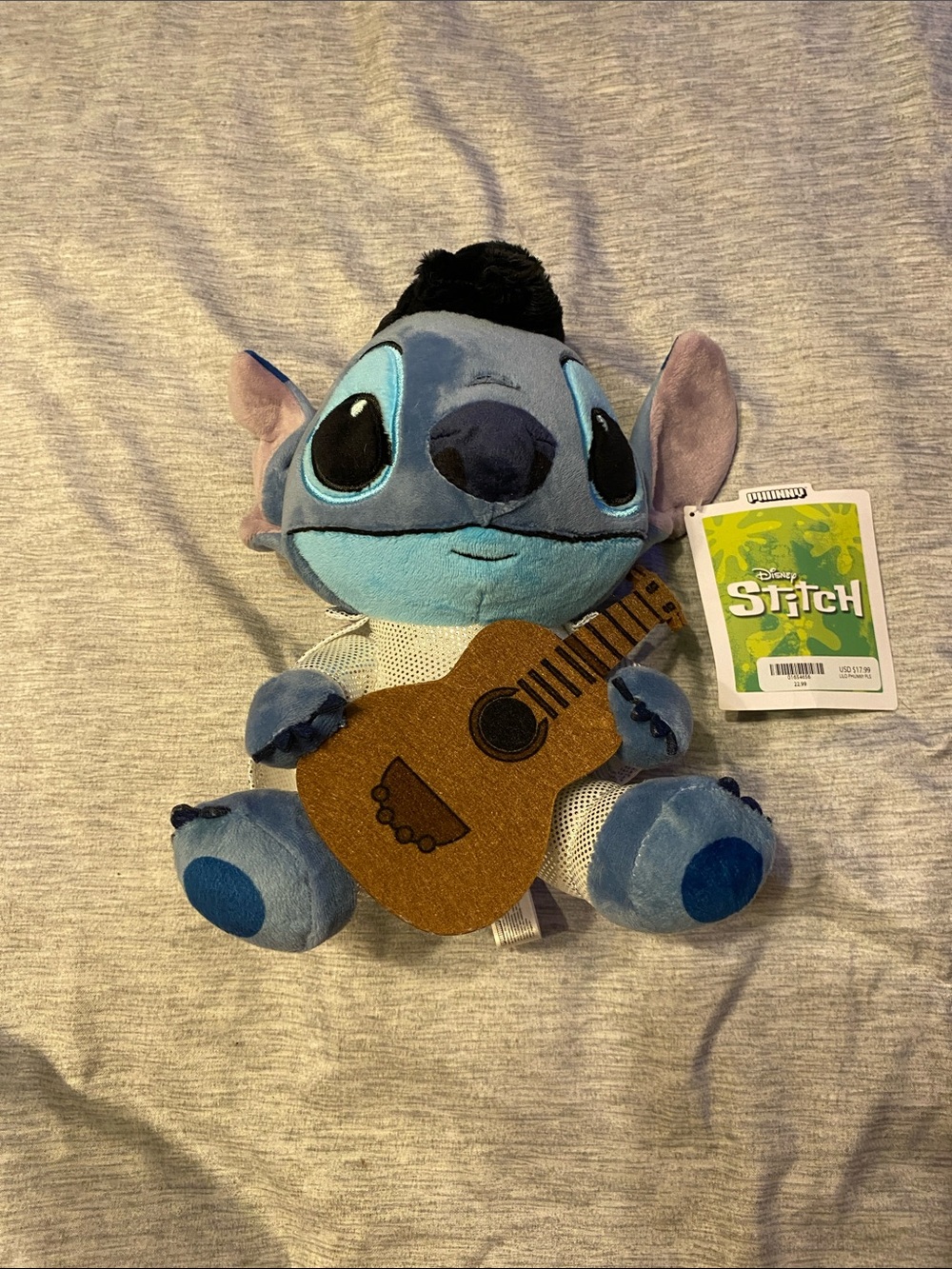 Collectible Disney: Lilo and Stitch Silver Suit Elvis Stitch Phunny Plush NWT